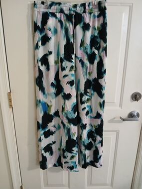 I.N.C. Pants in Black & Teal